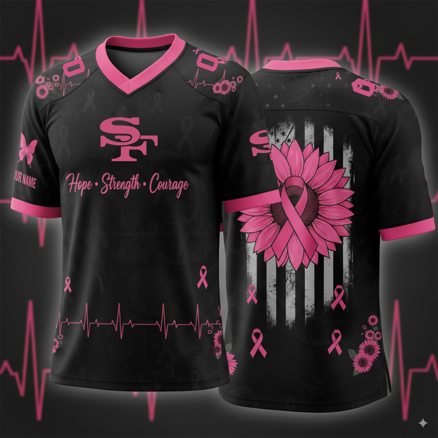 49ers Pink Jersey